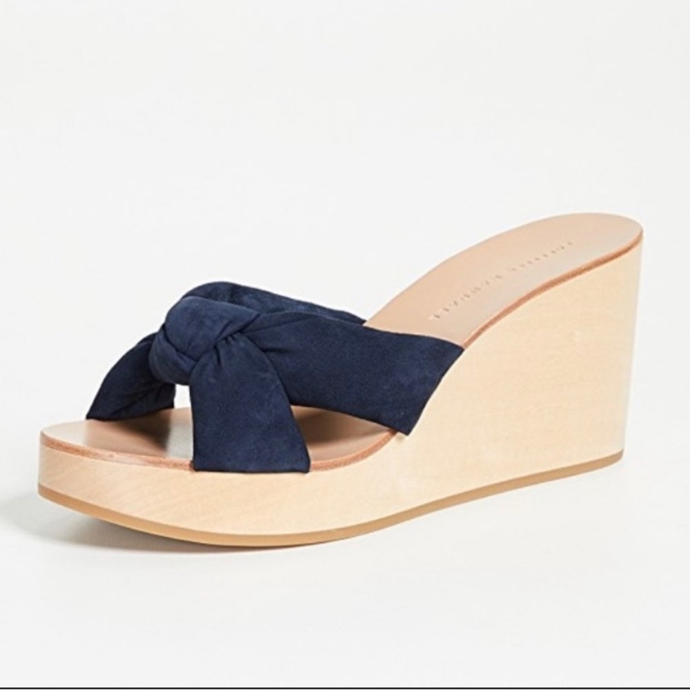 Loeffler Randall Navy Knot Sandals